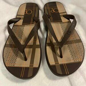 Size 13/14 - OP - Men's Brown Flip Flops